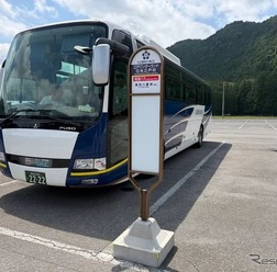 日光江戸村　バスのりば
