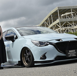 まさみさん マツダ・DJLFSデミオ…CARTUNE ALL USERS MEET神戸