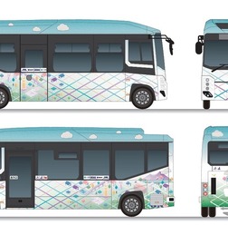 自動運転バスラッピングデザイン