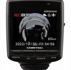 コムテック HDR362GW（フロントカメラ）