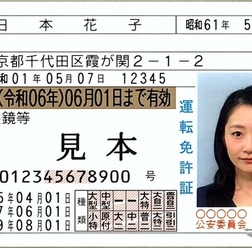 運転免許証のイメージ