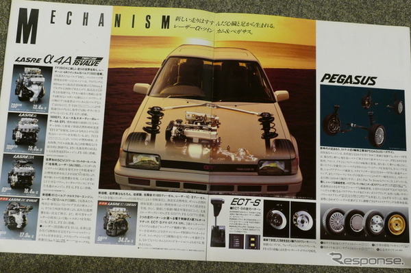 トヨタ・カローラFX（初代）当時のカタログ