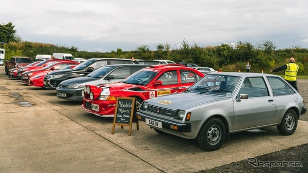 三菱自動車の英国進出50周年記念ラリー