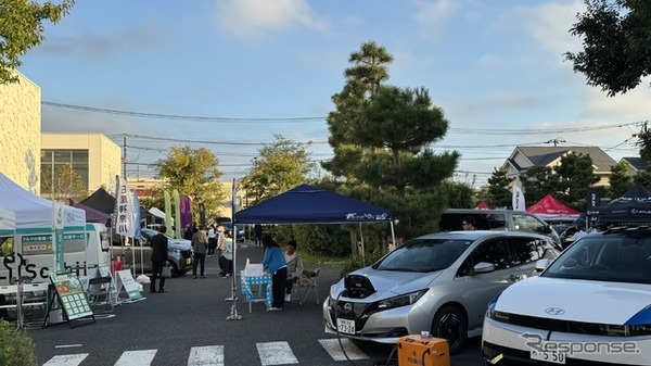 天気に恵まれた日曜日の夕方。イベントは大成功だったようだ。