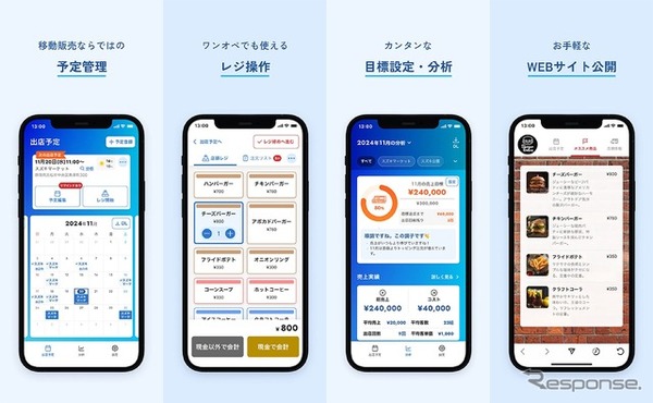 スズキの移動販売事業者向けスマートフォン用アプリ「Shuppa」