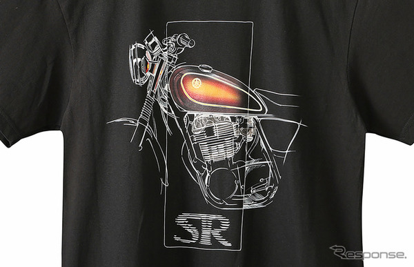 車体デザイナーが描く「デザインTシャツ」。写真は「デザインTシャツ SR」