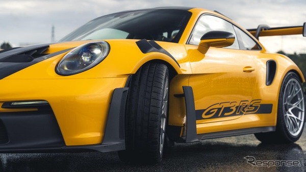 ポルシェとミシュランが『911 GT3 RS』用に低温・ウェット路面向け新タイヤ共同開発