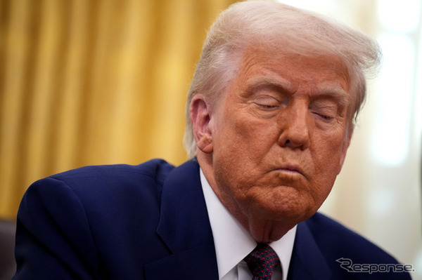 トランプ米大統領《Photo by Andrew Harnik/Getty Images News/ゲッティイメージズ》