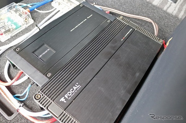 サブウーファー用のパワーアンプとしてはフォーカルのFPX1.100をチョイス。パワフルに低音を鳴らし切るパワーアンプだ。