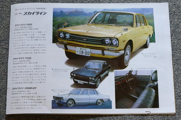 1969年の日産車（スカイライン）