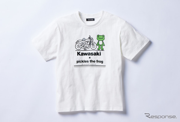 カワサキ×かえるのピクルス Tシャツ