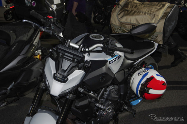 早くも自動変速システム「Y-AMT」を使用した新型『MT-07』の姿も