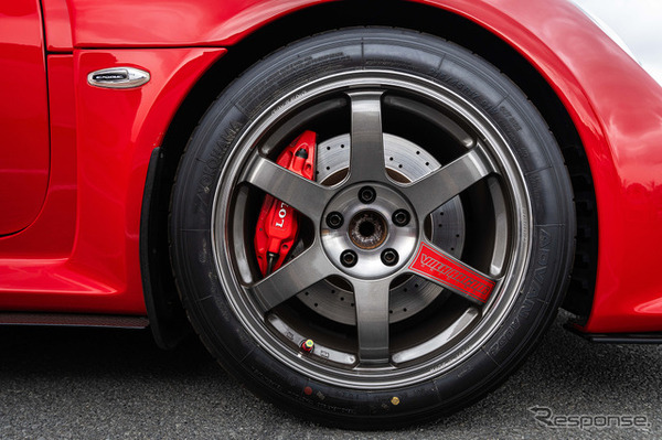 ロータス EXIGE × ボルクレーシング　TE37 SAGA SL…レイズファンミーティング
