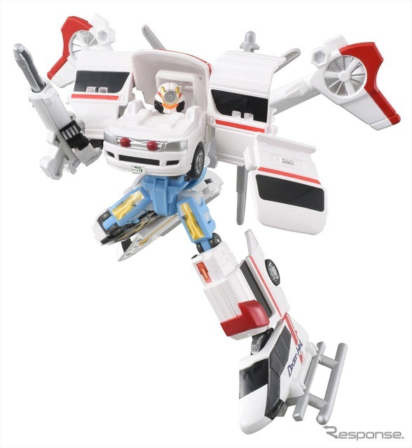 ユナイトメディブレイバートヨタ ハイメディック救急車 　(c) TOMYドクターヘリアーマー