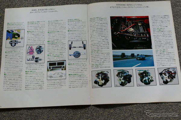 トヨタ・カローラリフトバック 1976年当時のカタログ