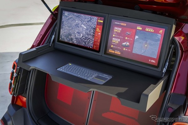 ルノー『4 E-Techエレクトリック』をベースにした救急車両「vision4rescue」