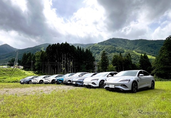 BYDがジャパンEVラリー白馬2025に参加