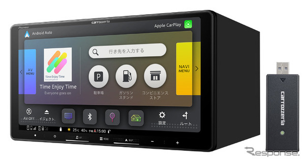 「カロッツェリア」ブランドを展開するパイオニアのカーナビ（AVIC-RQ722-DC）