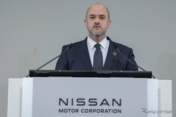 15日に会見をおこなった日産自動車 イバン・エスピノーサ社長