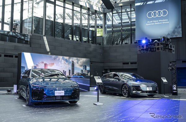 アウディが24日に日本発表した『A6 e-tron』