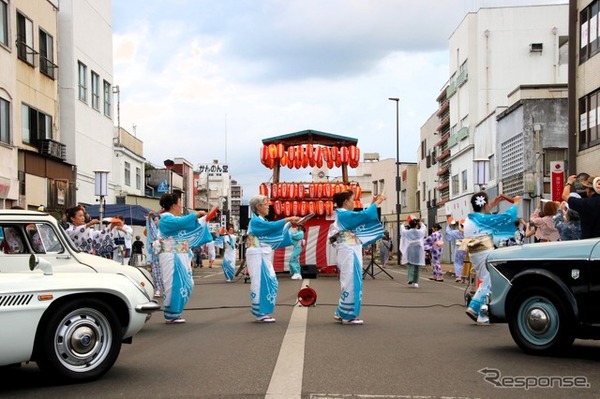 クラシックカーin八木節まつり