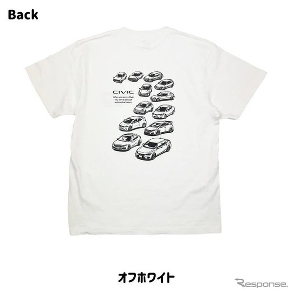 CIVIC ヒストリーTシャツ