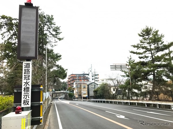 冠水警告