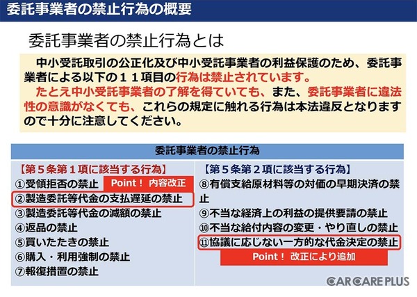 「改正下請法（取適法）・振興法の説明会」資料