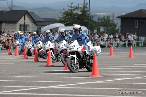 白バイ走行イベント