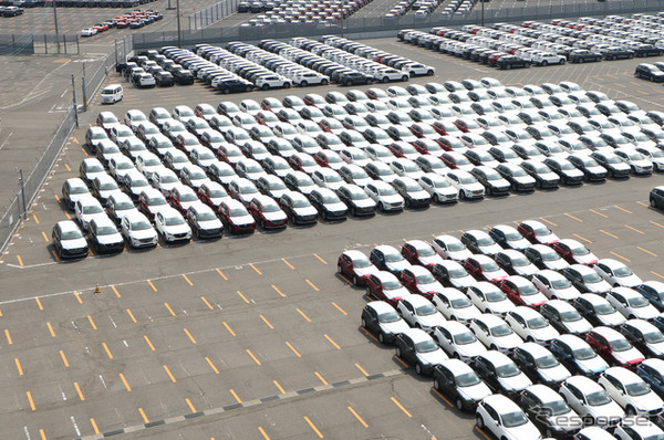 マツダ車の輸出風景（参考画像）