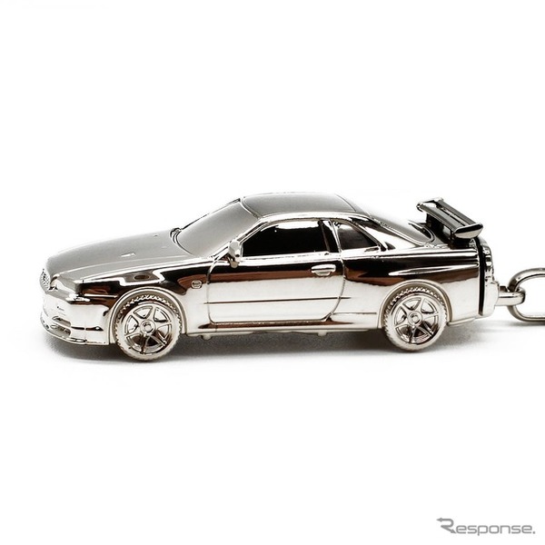 日産スカイライン GT-R (BNR34) 3D キーチェーン