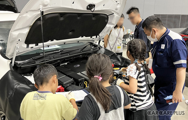 塗装体験が大人気！　自動車整備体験イベント「ジュニアメカニック2025@福岡」