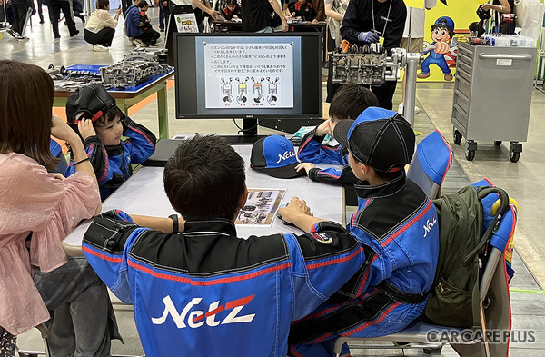 塗装体験が大人気！　自動車整備体験イベント「ジュニアメカニック2025@福岡」