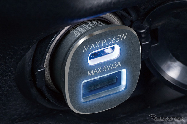 SEIWA・DC/USBパワープラグC+A/PD65W（F360）