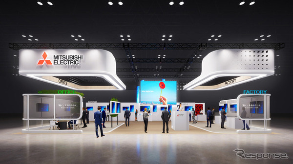 三菱電機の「CEATEC 2025」ブースイメージ