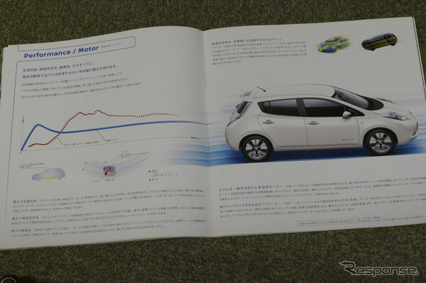 日産 リーフ（初代）当時のカタログ