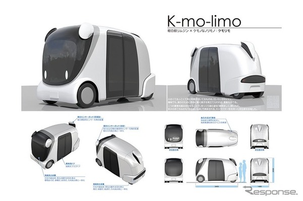 ボディ部門最優秀賞：福田英盛さんの「K-mo-limo 軽自動リムジン × ケモノなノリモノ：ケモリモ」