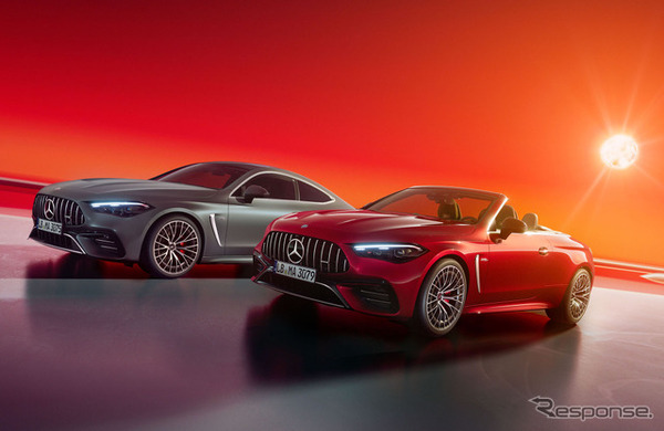 メルセデスAMG CLE 53 4MATIC+ カブリオレ（手前）