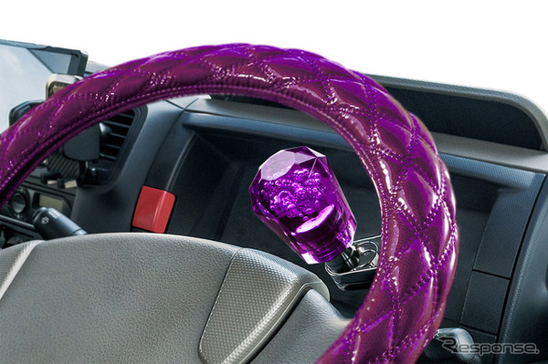 Kashimura・アクリルハンドルスピンナー パープル（NKS-129）