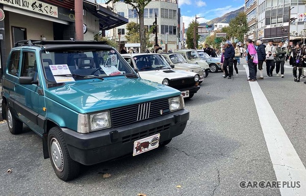 初代バルケッタ、ベレット1600GT、Be-1、ツインなど個人所有の愛車が80台…飯田 丘フェス・南信州名車倶楽部