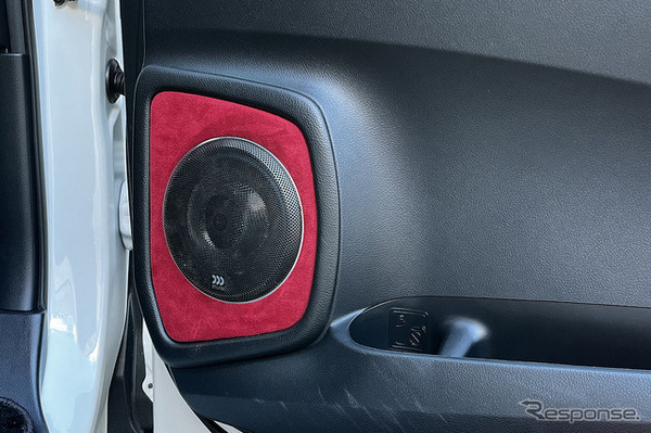 『マリノサウンド』（福井県敦賀市）にて製作されたオーディオカーの一例。