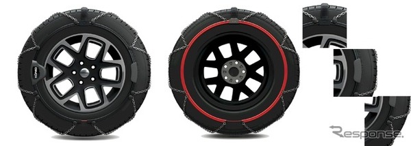 60秒で装着可能なSUV専用タイヤチェーン『Reflex Cross』