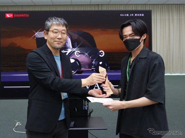 『E-NOVA』とHAL大阪　カーデザイン学科　野田 恒星さん