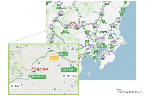 北野牧工事施工箇所