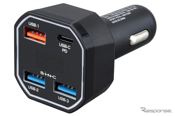 SEIWA・DC/USBレインボーパワープラグC1A3（F359）