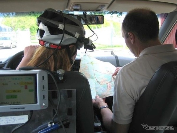 交差点における視覚の動きの傾向