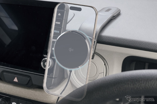 Pellucid・Qi2対応 マグネットスマホホルダー フレキアーム貼付け（PPH2545）