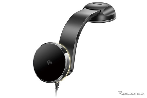 Pellucid・Qi2対応 マグネットスマホホルダー フレキアーム吸盤（PPH2542）