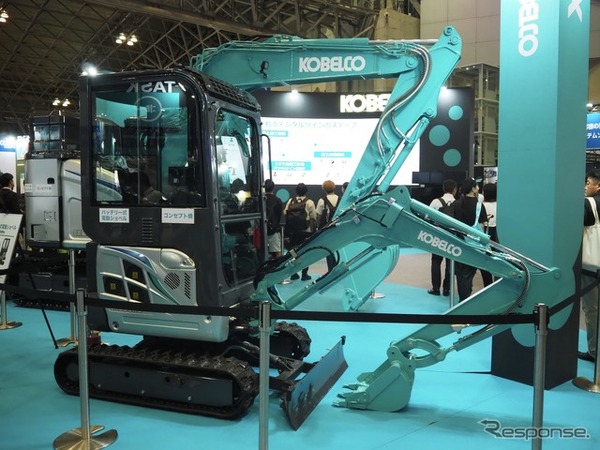 コベルコのバッテリー式電動ショベル（CSPI-EXPO 2025）