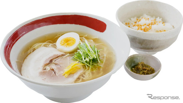 柚子塩ラーメン追い茶漬けセット